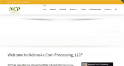 Desktop Screenshot of nebraskacornprocessing.com