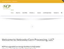 Tablet Screenshot of nebraskacornprocessing.com